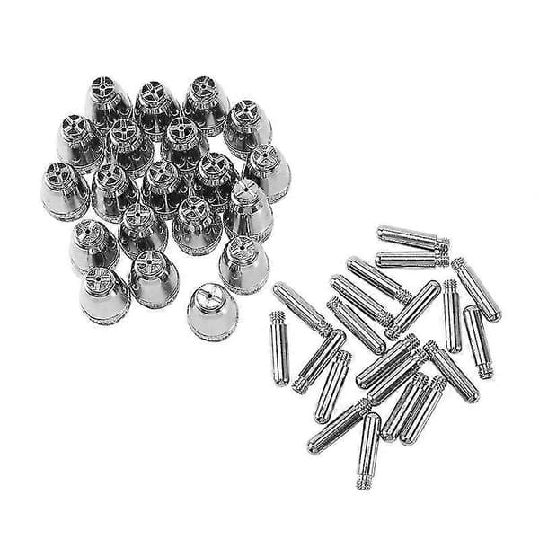 40 stk Ag60 Plasma Skjærebrenner Forbruksmateriell Sg55 Plasma Kutter Kit 60a -60 Plasma Brenner Tip Elektrode