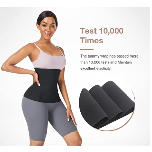 Midjetränare för kvinnor Sauna Trimmer Belt Tummy Wrap Plus Size