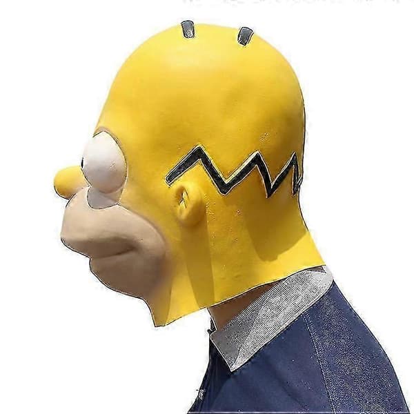 For Simpson-maske Halloween-maske i lateks