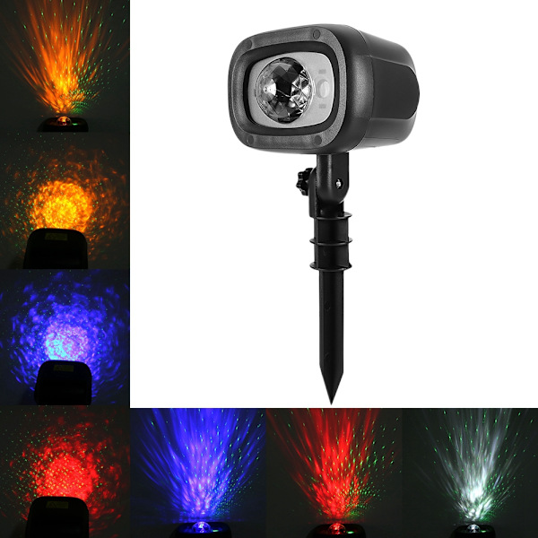 Utomhus Hem Festival Stjärnor Fairy Spotlight LED Projektorlampa för Jul Födelsedagsfest Trädgård