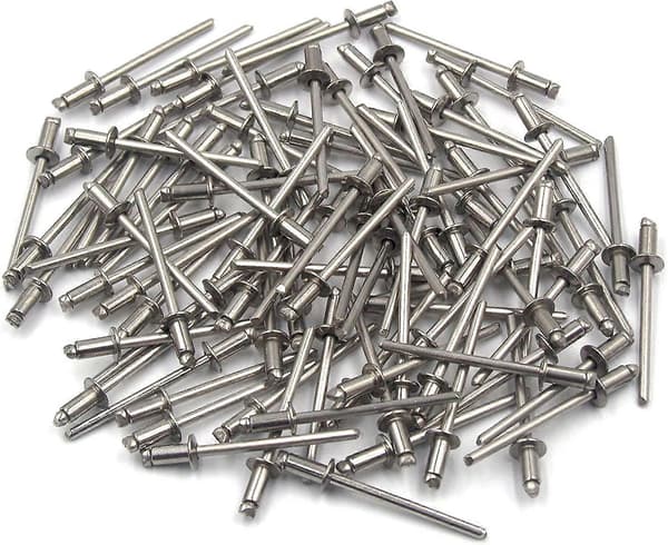 50-pack 304 rostfria blindnitar popnitar (3,2 mm x 6 mm) G