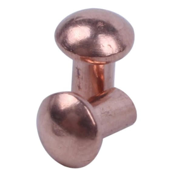 200 stk. 5/64 X 1/8 tommer Kobber Solid Nagler med Rundt Hode Festemidler