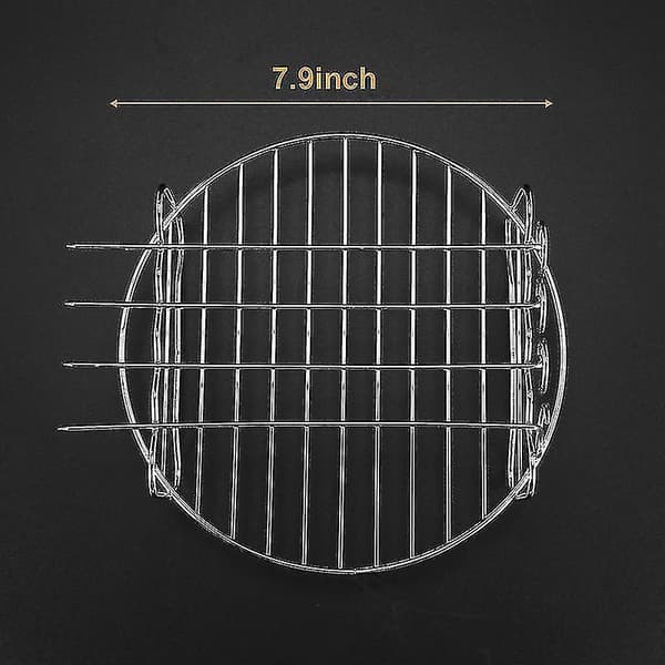 Dubbellagersställ med 5 grillspett, för Airfryers