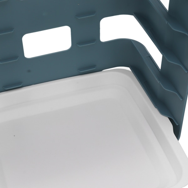 Rektangulær serveringsfat i ABS-plast med stativ for kjøkkenet