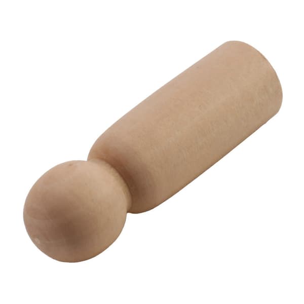10 Stykker 65 Mm Ubehandlede Trepluggedukker Små Tredukker Kropper Folk Dekorasjoner, Trefarge