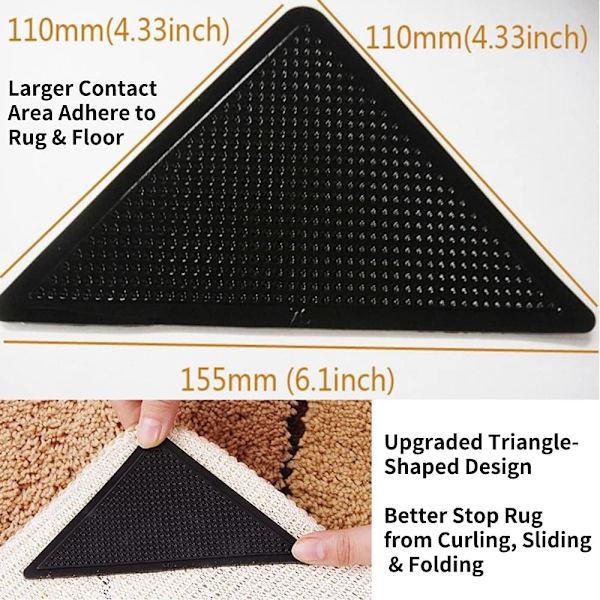 Stoppers for Area Rugs