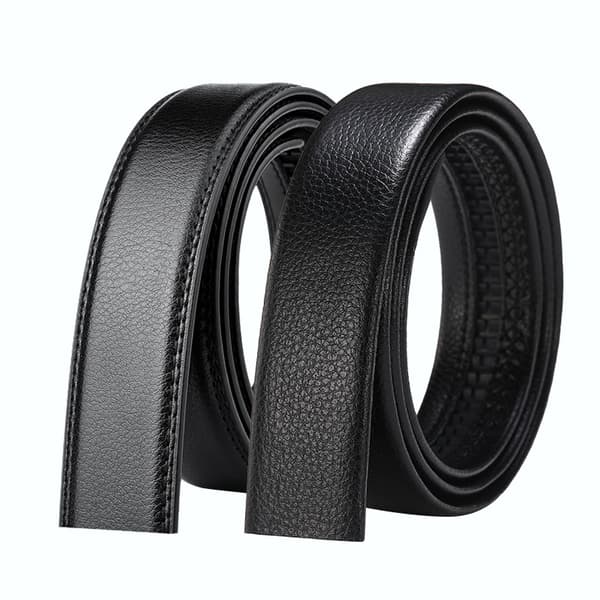 Herrspännlöst Läderbälte 36MM, Spännlöst Läderbälte Ersättning