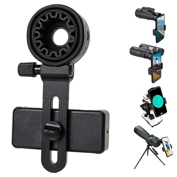 Universal Digiscoping Adapter til Smartphone Fotografering, Solid Konstruktion Sikrer Stabilitet for Krystalklare Billeder