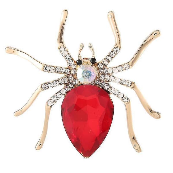 Legerings Spider Krystal Broche Til Kvinders Kjoler Eller Dametøj