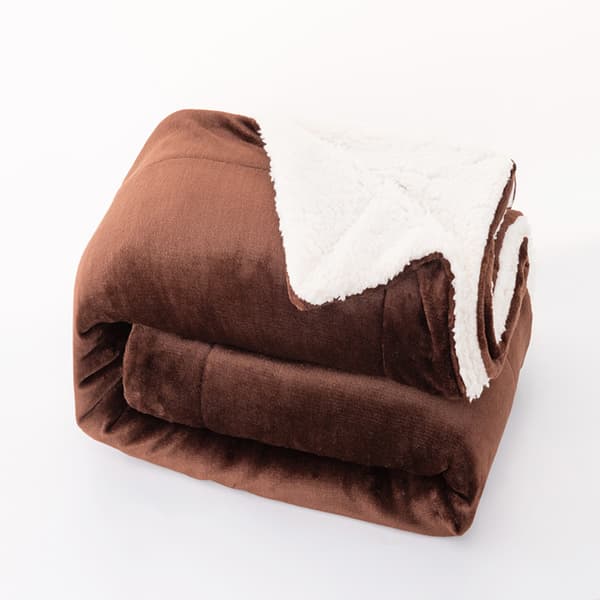 Campingfilt, Förbättrad Hållbarhet, Lättskött, Tjock Varm Sherpafleece, Supermjuk Och Fluffig, Perfekt För Heminredning Och Presenter