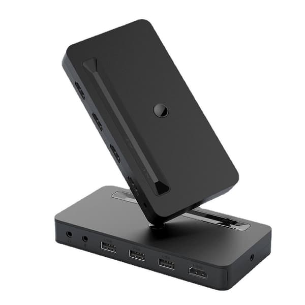 4k 30hz Kvm -kompatibel/usb-deling 4 ind 1 ud Ser Videoskærm S Splitter