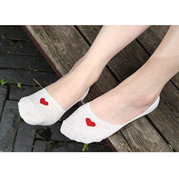 No Show Kids Socks Low Cut Ultra Soft Cotton Anti Slip för Flickor