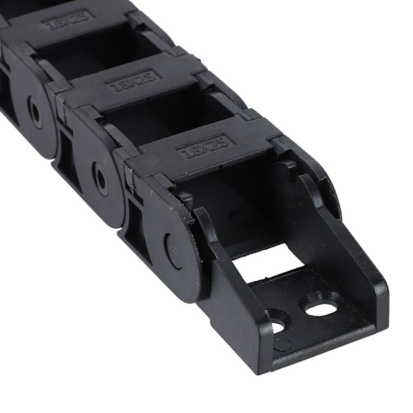 1 Meter R38 Svart Nylon Kabelkedja Trådhållare för 3D-skrivare CNC-maskin 18x25mm