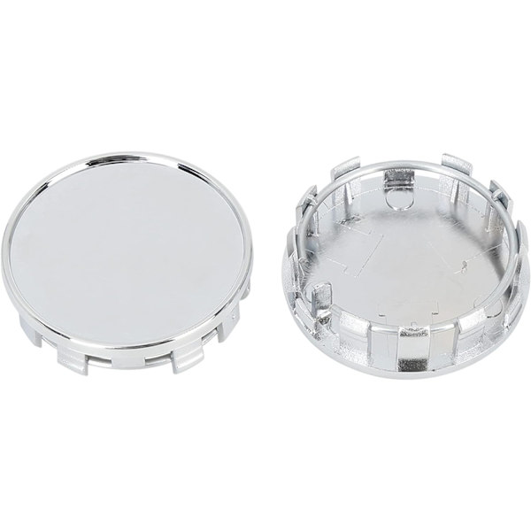 4 stk 54mm 9-bolt Universelle Sølvfargede Deksel for Bilhjulnav