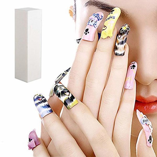 10 st vita buffer slipblock, polerblock buffer ny generation nagelfil block nagelkonst manikyrverktyg