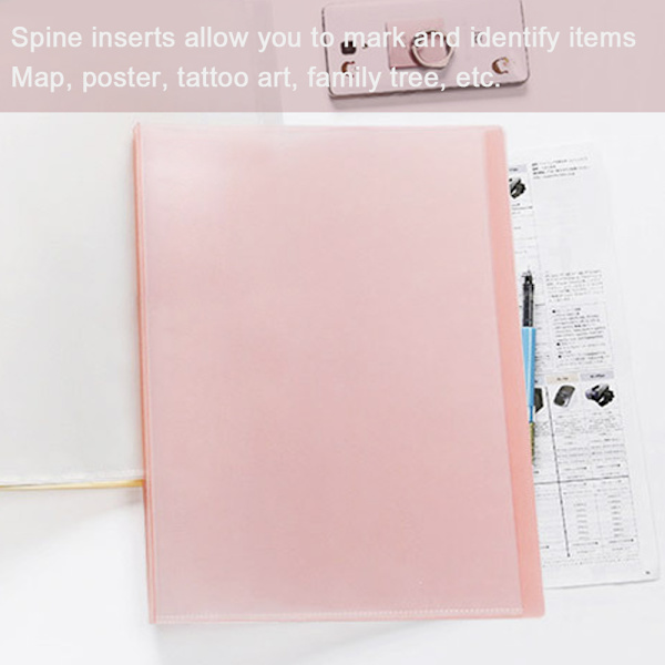 Præsentationsmappe, Binder med klare plastiklommer, A4