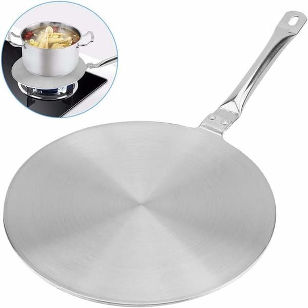 Induktionsdiffuserplade til gaskomfur, varme diffuser i rustfrit stål, multifunktionel flammebeskytter simreplade til madlavning, husholdningsartikler med