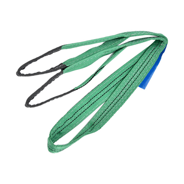 Lyftband, tunga lyftband, 2T lastkapacitet, hög hållfasthet, polyester, färgglada plana band (2 meter (6,56 fot))