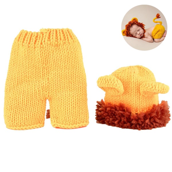 Newborn Halloween Costume Cute Lion Style Newborn Photography