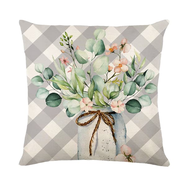 Sæt med 4 Pudebetræk 45x45cm Dekorative Pudebetræk til Patio