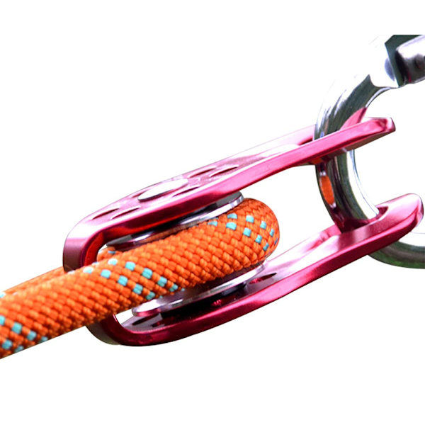 Hihnapyörä Tandem Speed Dual Trolley Pelastus Kiipeily Dual Pulley