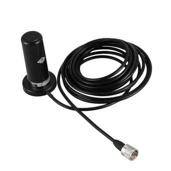 144/435mhz Uhf Vhf Bilradio Walkie Talkie Stubby Antenne Med Magnetisk Base