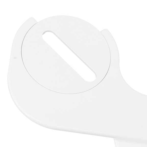 Smal Bidet 3/8 Koppar Tee Icke Elektrisk Självrengörande Dubbel Munstycke Toalettfäste Hygienisk Bidet för Kvinnlig Tvätt Vit
