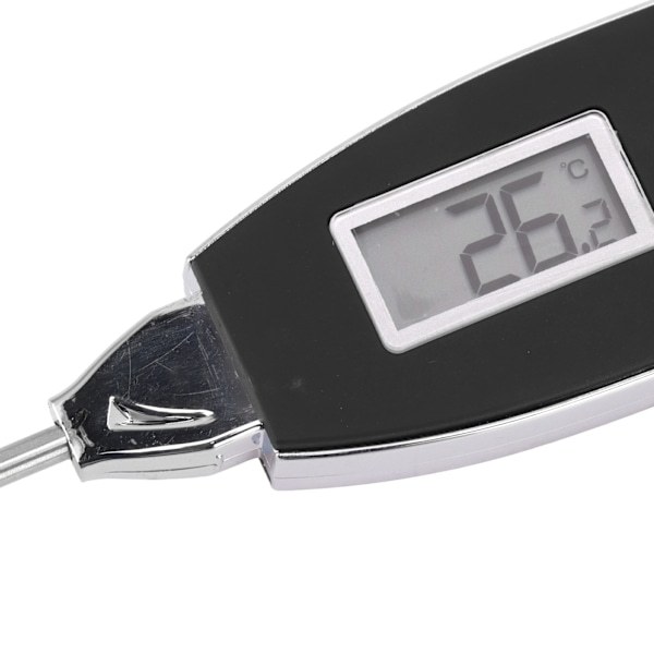 Digital mattermometer för mat - Exakt termometer med omedelbar avläsning - Köksredskap för grillning och matlagning - Svart