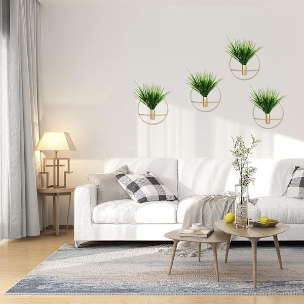 1park Væghængte Blomsterrør, Væghængt Metal Vase Dekoration Holder
