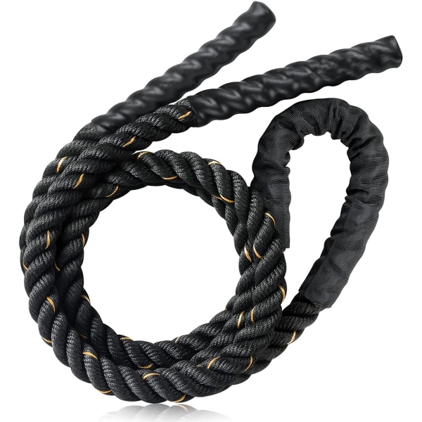 Weighted Jump Rope for Fitness - 9.8ft Heavy Battle Ropes for