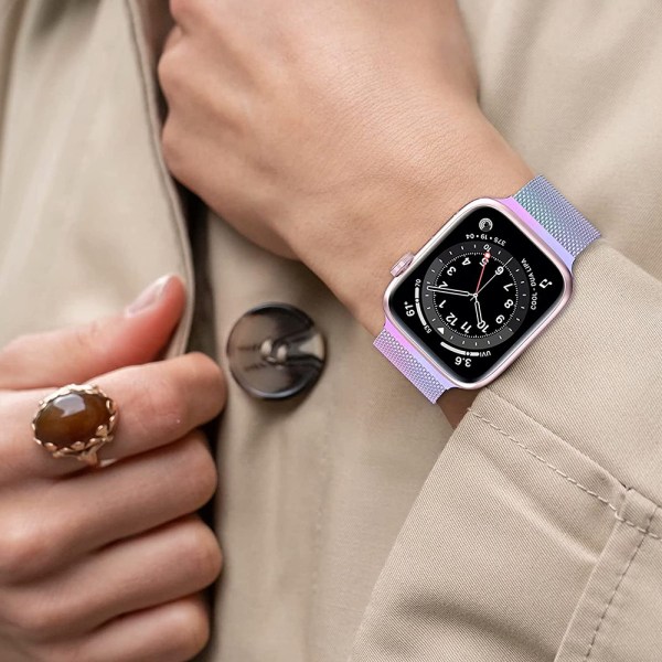 Magnetisk Rem Kompatibel med Apple Watch Mesh Milanese Rem