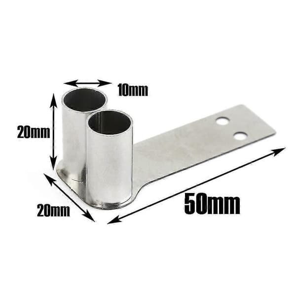 2st Metall Avgasrör Bakre Rörhals Med LED-ljus För 1/10 Driftbil Redcat Hpi Tt01 Sakura D4 941