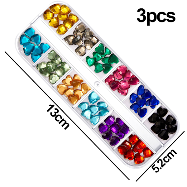 Rhinestones til neglekunst
