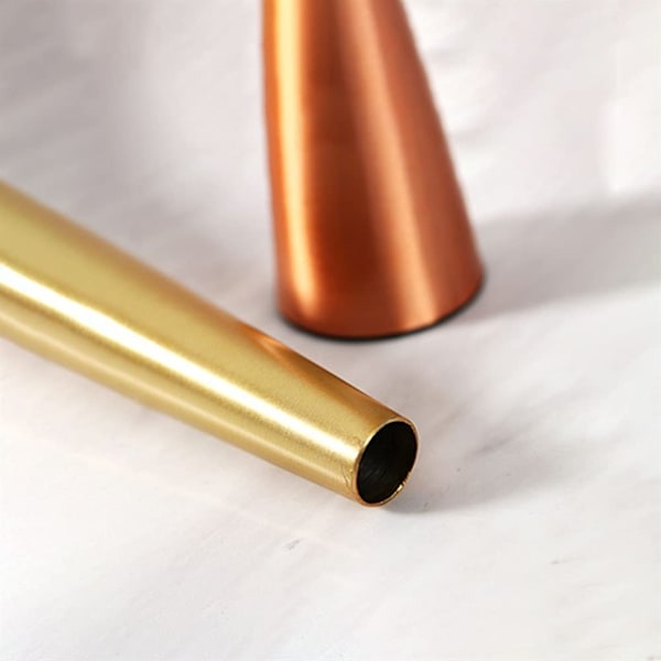 Moderne hjemmedekor smijern bordvase Gyllen metallvase H