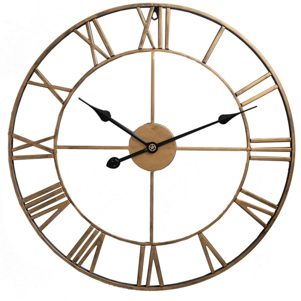 Roman Numeral Wall Clock, Silent Non Ticking Battery Operated Ro