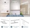 Høykvalitetsmateriale Flat Panel LED Vanity Light 30CM, Elegant Design Lys og Myk Korrosjonsbestandighet