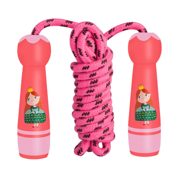 Jump Rope Kids, Children Adjustable Cotton Skipping Rope with