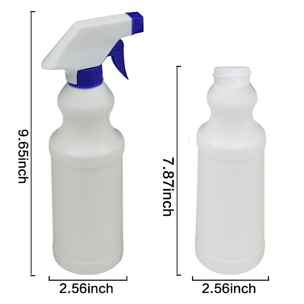 Innovativ Sprayflaskset (500 ml, 4-pack), Justerbart Munstycke för Dimm &amp; Stråle, Garanterat Läcksäkert och Tätningsfritt, Idealisk för Hushåll, Kommersiellt bruk