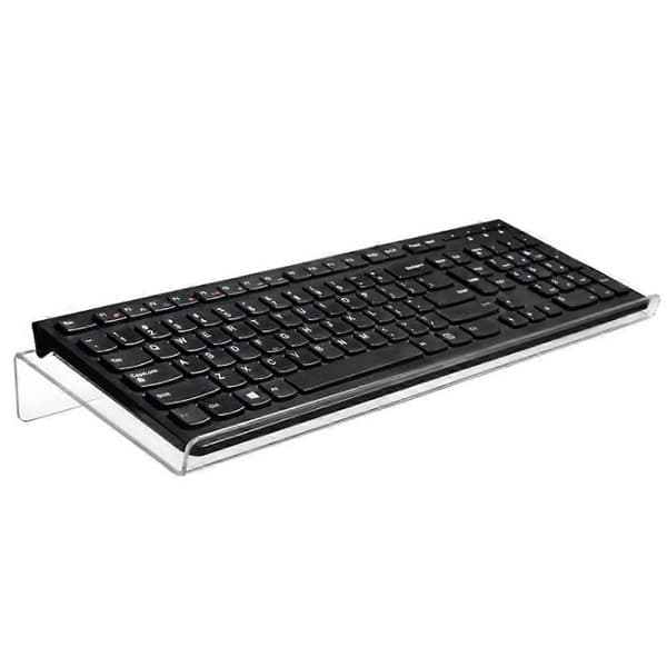 Kontor Hjemme Datatastatur Vippet Ergonomisk Holder Akryl Høyde Stativ