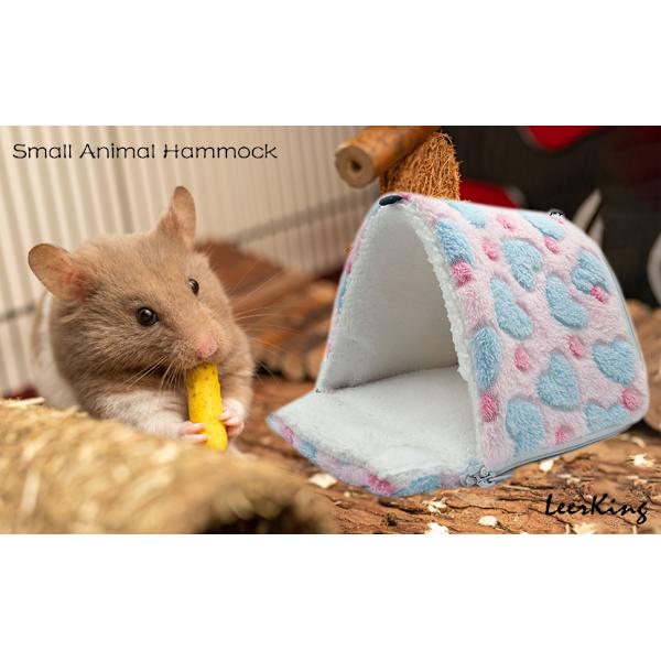 Sovande gnagare plysch litet hus hamster hängmatta leksak säng koja för marsvin kanin chinchilla iller, brun