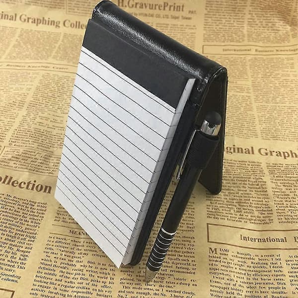 12 stk. Hvide Lomme Notesbog Refiller 3x5 Tommer Håndskrift Notesbog Med 30 Pr. Genopfyldelig Memobog