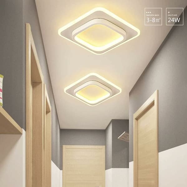 Firkantet Design Loftlampe, Moderne LED Loftlampe Til Bred Indendørs Anvendelse Og Kundesupport