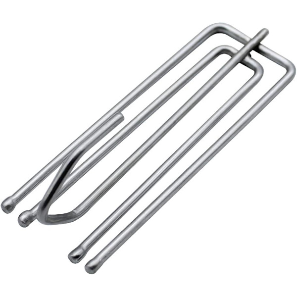 25 Pakke Gardinhager Rustfrit Stål Gardinruller Gardin Glide