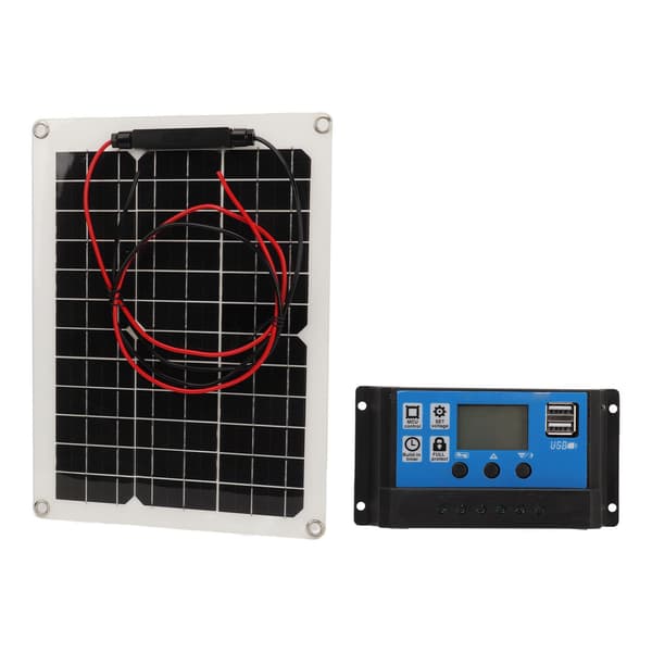 Solpanel Kit 300W DC 12V 24V 50A IP67 Vandtæt Høj Effektivitet Solpanel Og Solcelleoplader Controller til RV Camper