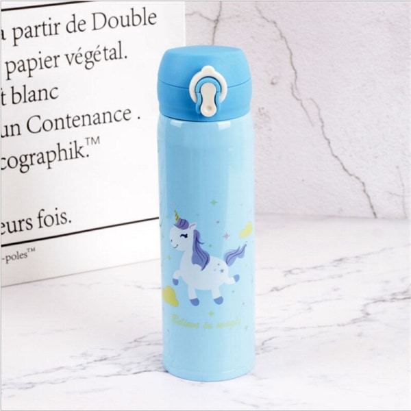 Vedenpullot 500 ml: Cartoon Unicorn - Juomapullo