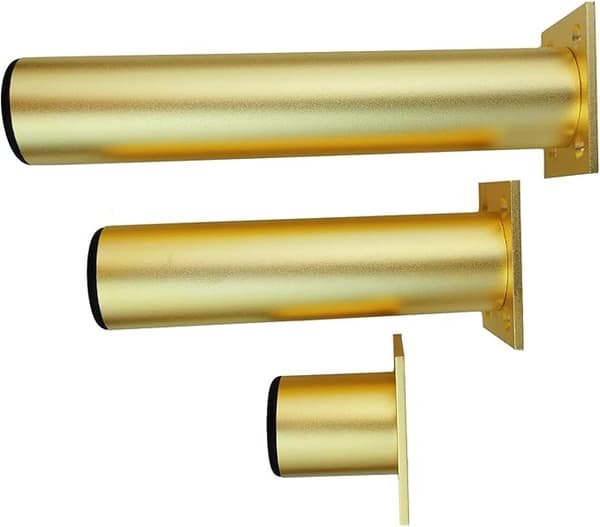 1 stk Møbelben Aluminium Legering Skabsben Køkken Sofa Meta