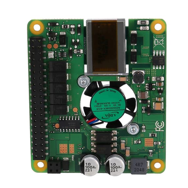For 52pi Poe Hat Modul Udvidelseskort Ieee 802.3at-2009 Poe Med Køleventilator Til 4b / 3b+