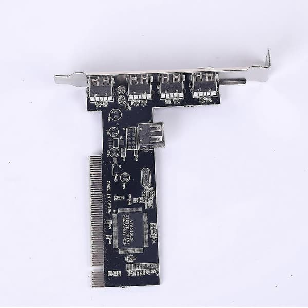 Usb 2.0 4 Port 480mbps Høj Hastighed Via Hub Pci Controller Kort Adapter Pci Kort Til Vista Windows M