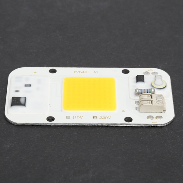 220V Højtryks LED Chip Driverfri COB Lyskilde Integreret Lampeperle til Plantens Vækstlys 20WWarm Lys