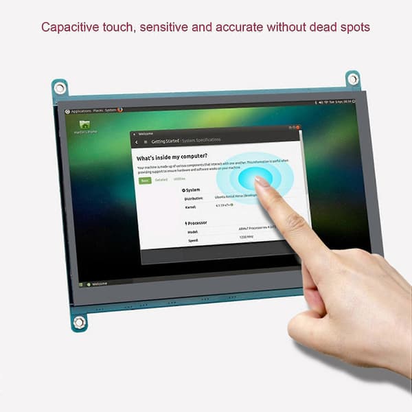 5 Tum Skärm Utan Touch Mon Pane 800x480 Kapacitiv Touch Display - Vga Display